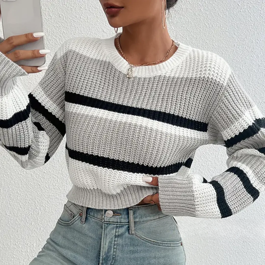 SYLVIE | GESTREIFTER PULLOVER