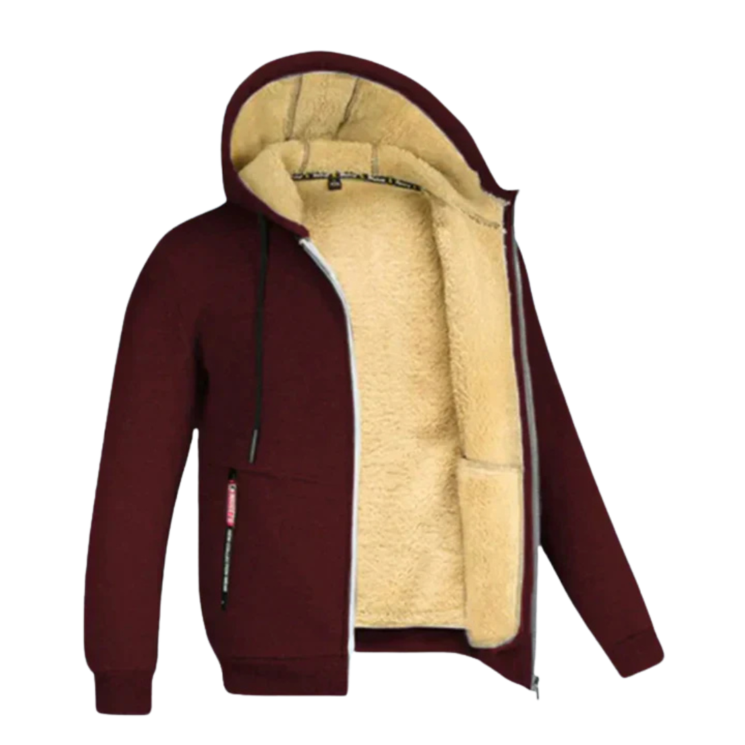 ARIE | HERREN WINTERJACKE MIT KAPUZE UND FLEECE