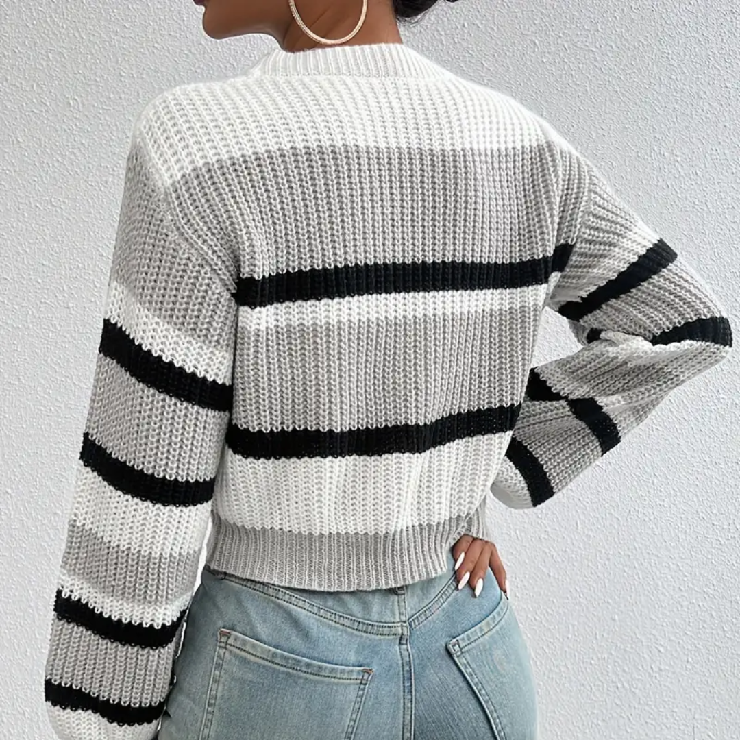 SYLVIE | GESTREIFTER PULLOVER