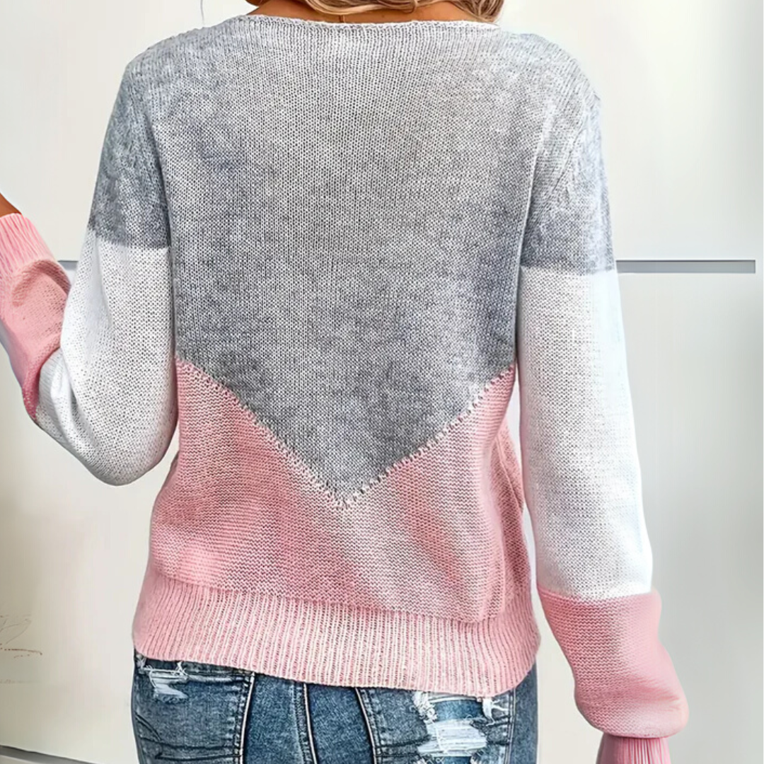 WILMA | FARBVERLAUF STRICKPULLOVER