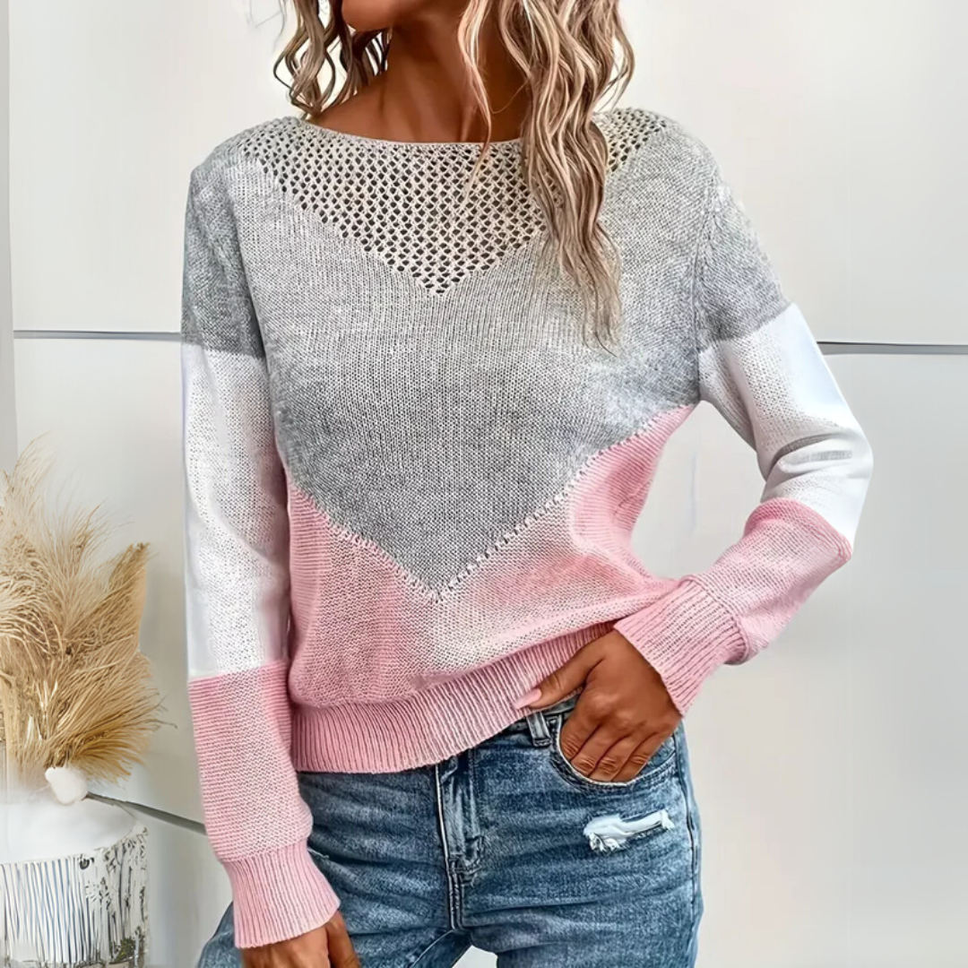 WILMA | FARBVERLAUF STRICKPULLOVER