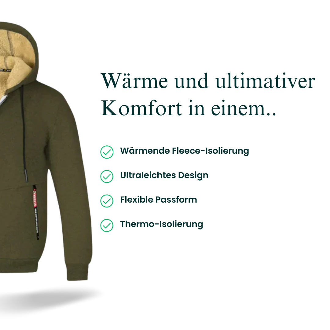 ARIE | HERREN WINTERJACKE MIT KAPUZE UND FLEECE