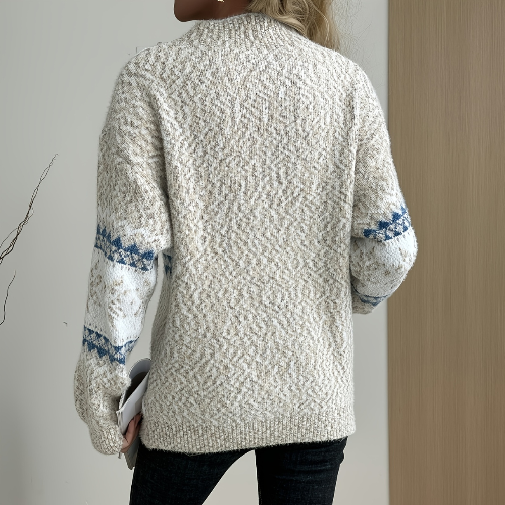 BIANCA | PULLOVER MIT MOCK NECK