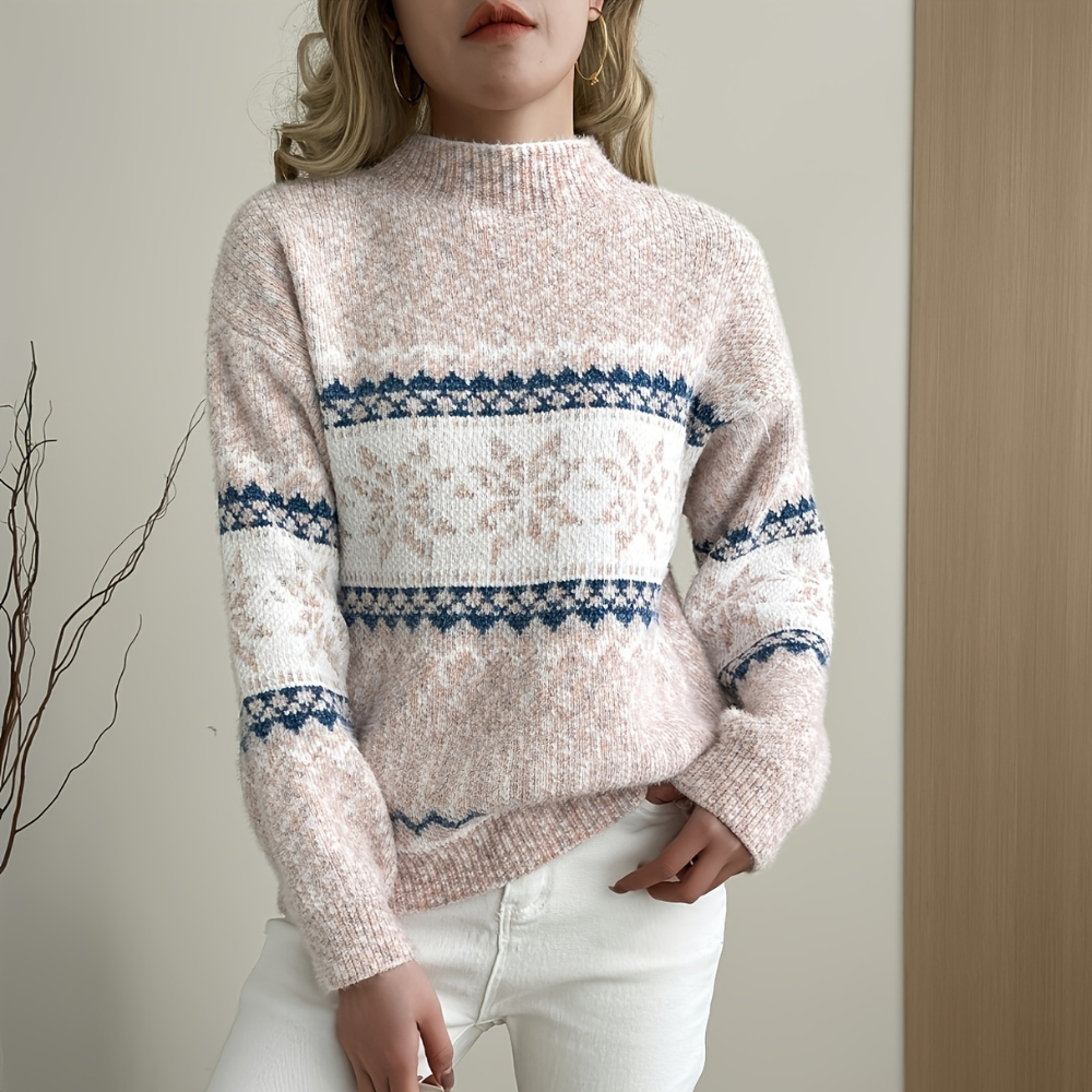 BIANCA | PULLOVER MIT MOCK NECK