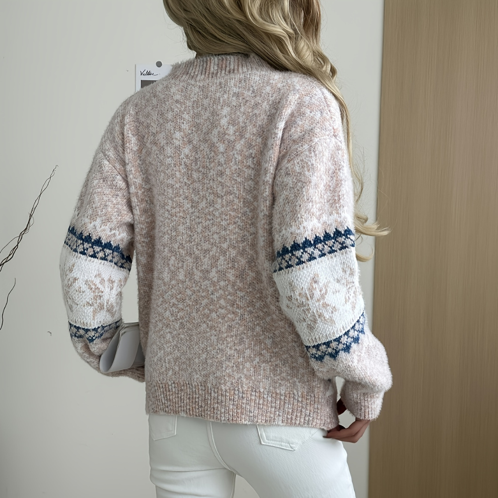 BIANCA | PULLOVER MIT MOCK NECK