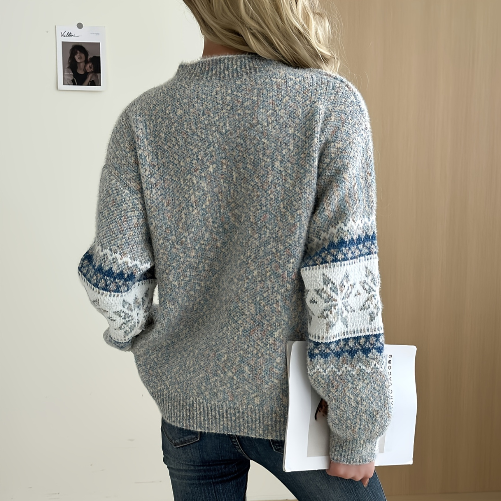 BIANCA | PULLOVER MIT MOCK NECK