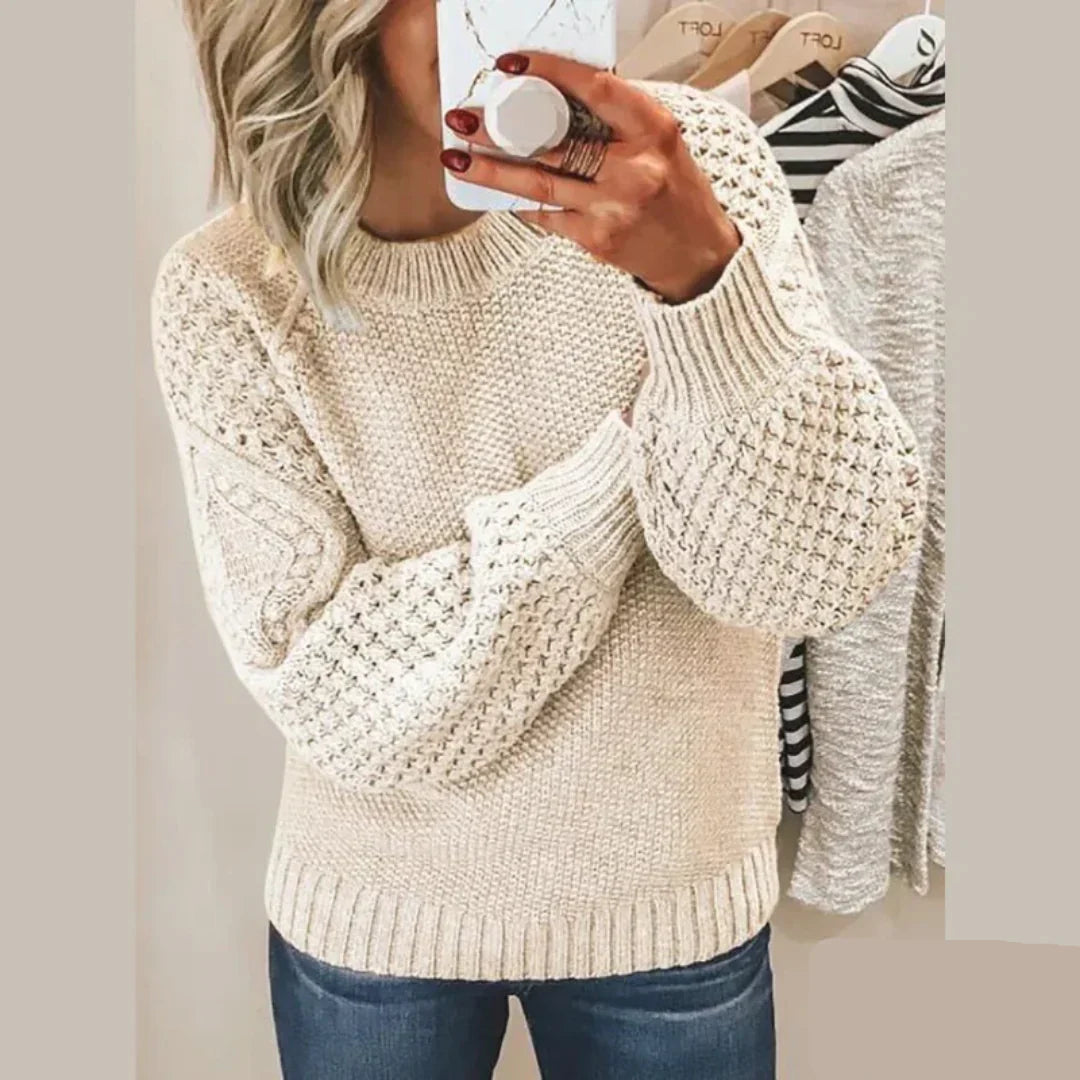 LENI | ZOPFSTRICKPULLOVER