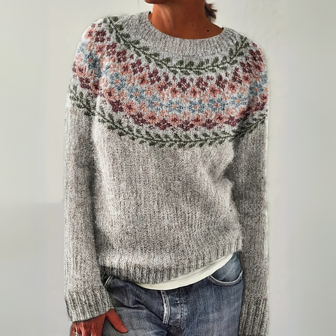 IRMA | STRICKPULLOVER MIT NORDISCHEM MUSTER