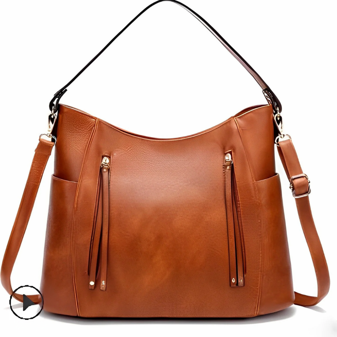 JANINE | LEDER SCHULTERTASCHE