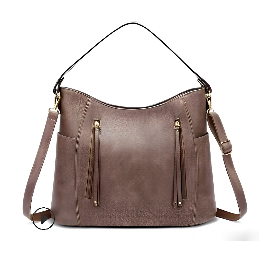 JANINE | LEDER SCHULTERTASCHE