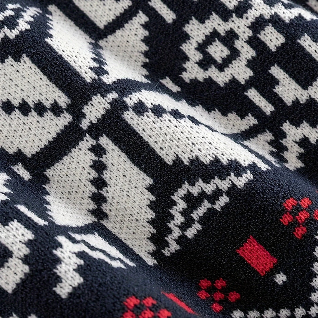 VIKTOR | KLASSISCHER PULLOVER MIT NORWEGENMUSTER