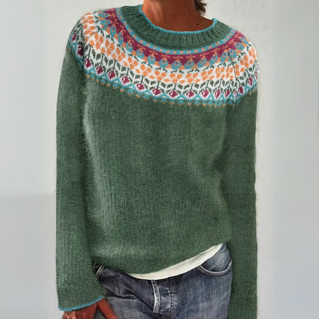 MATILDE | STRICKPULLOVER MIT NORDISCHEM MUSTER