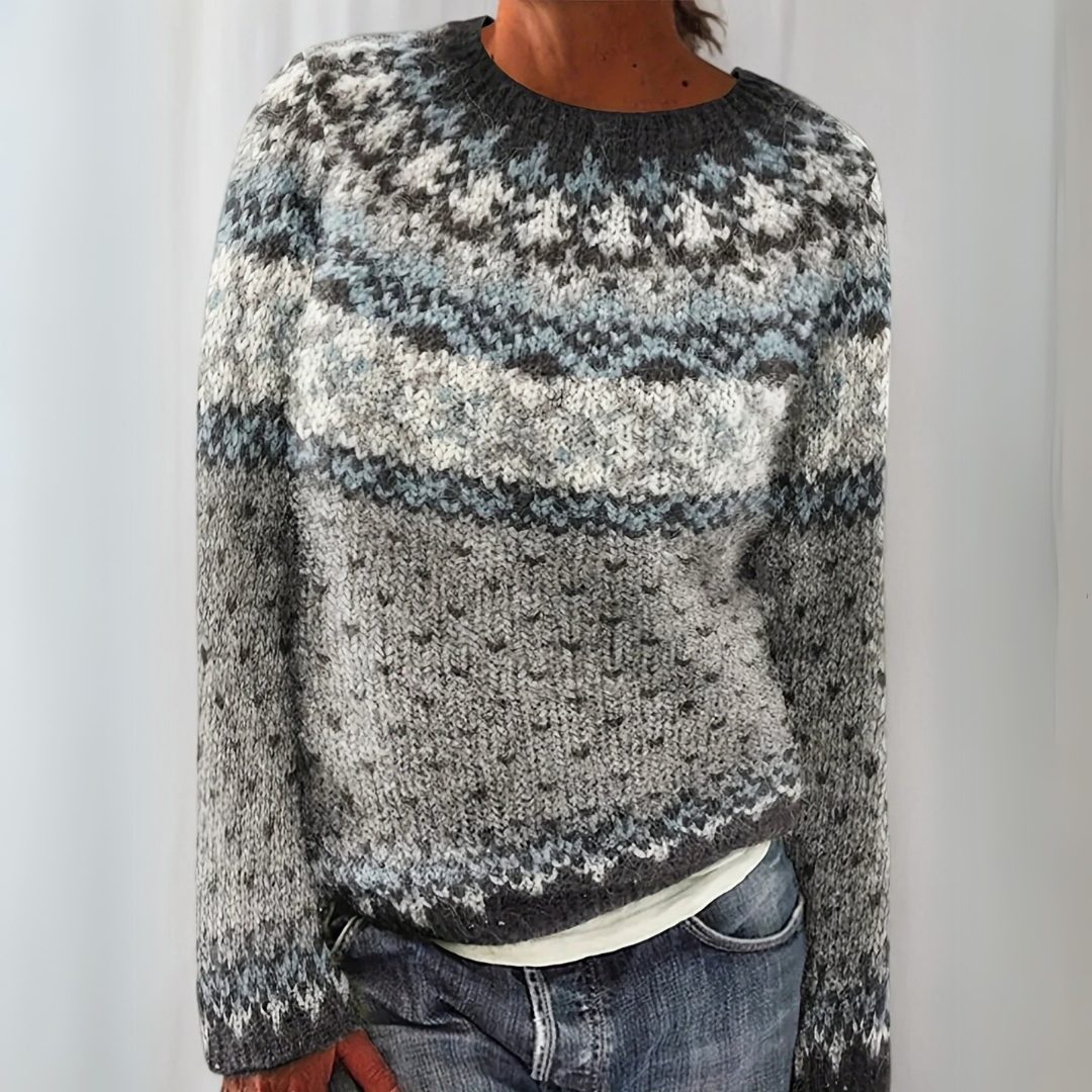 ALEXIA | STRICKPULLOVER MIT NORDISCHEM MUSTER