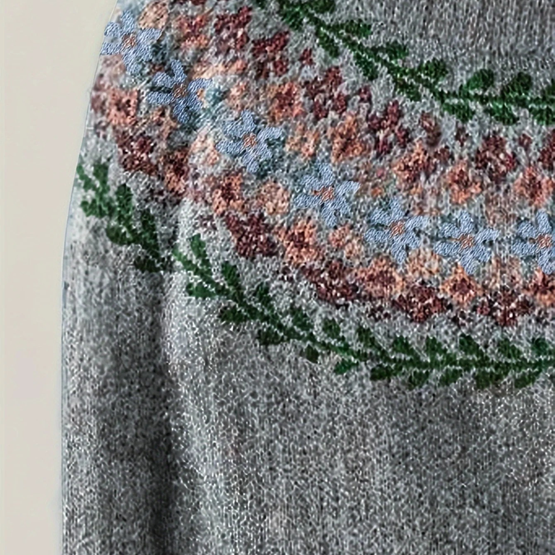 VERENA | STRICKPULLOVER MIT NORDISCHEM MUSTER