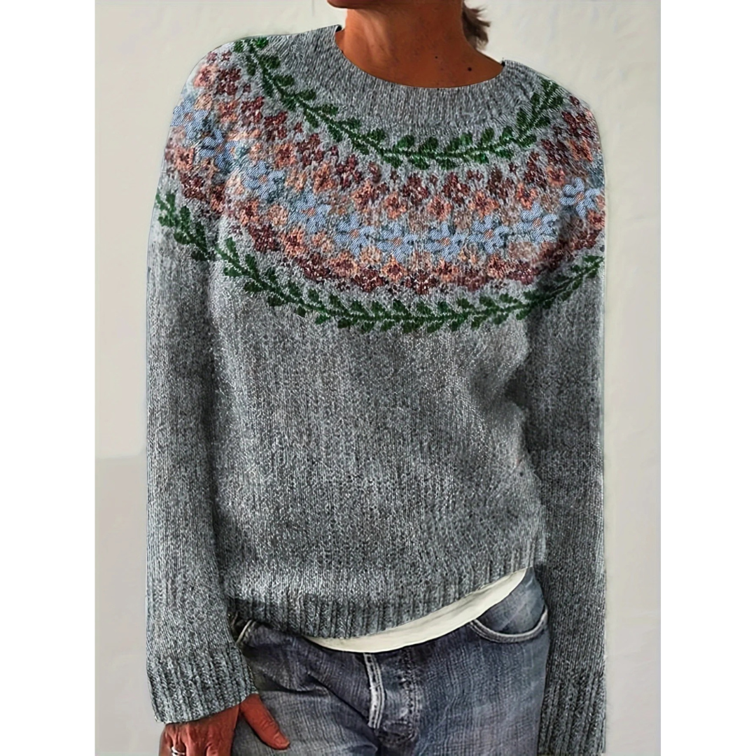 VERENA | STRICKPULLOVER MIT NORDISCHEM MUSTER