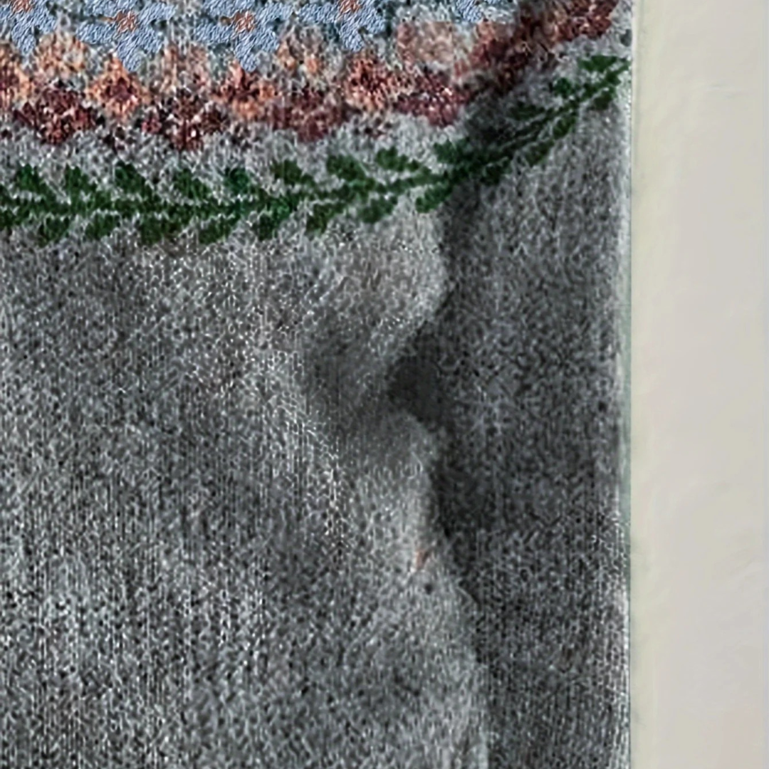 VERENA | STRICKPULLOVER MIT NORDISCHEM MUSTER