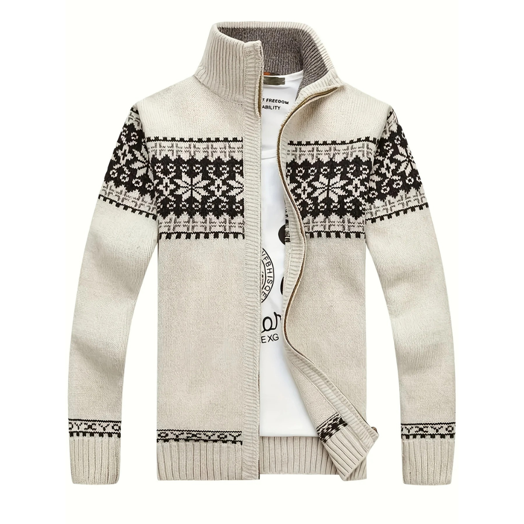 ERLING | STRICKJACKE MIT WINTERMUSTER