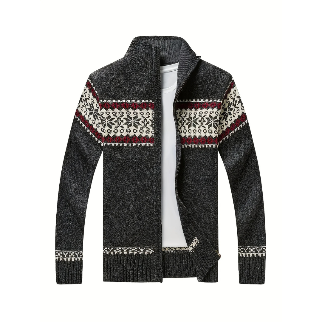 ERLING | STRICKJACKE MIT WINTERMUSTER