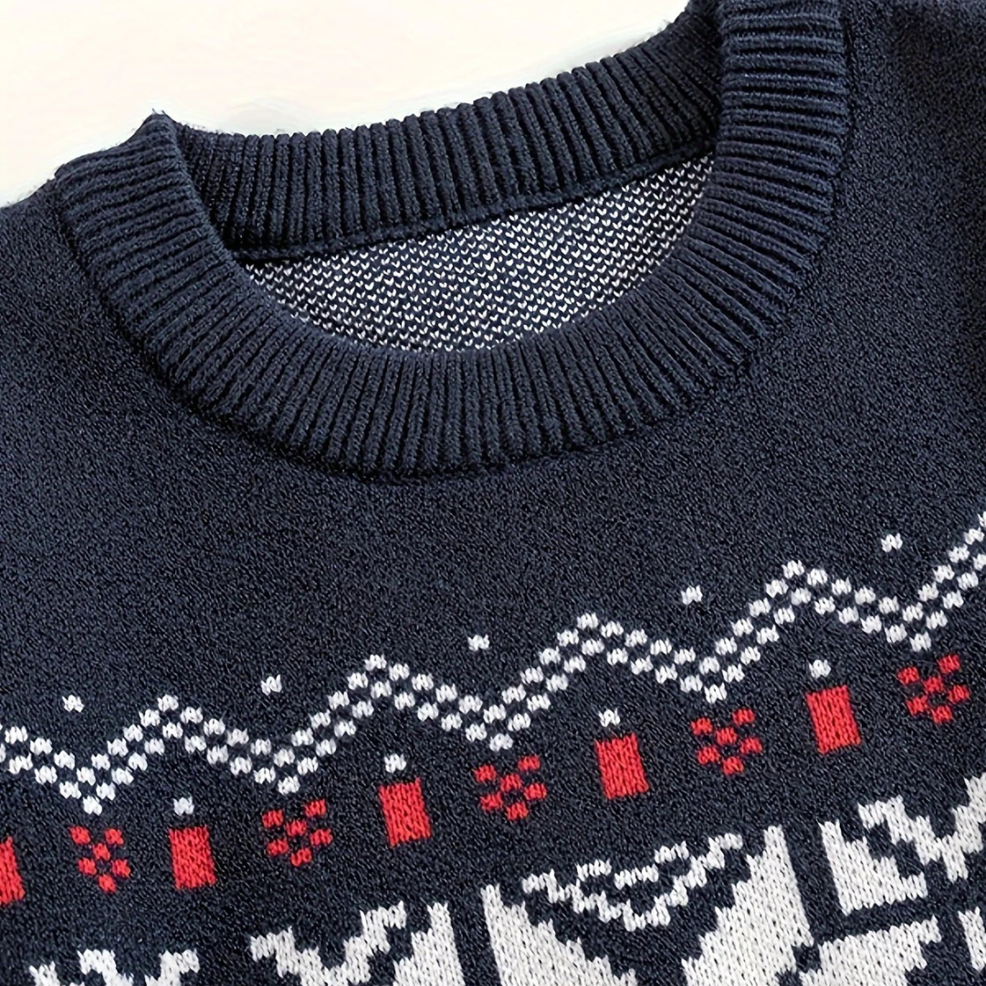 VIKTOR | KLASSISCHER PULLOVER MIT NORWEGENMUSTER