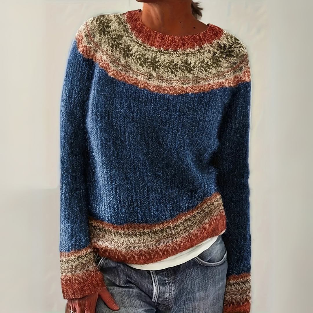 MATILDA | STRICKPULLOVER MIT NORDISCHEM MUSTER